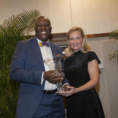 Ron Daise accepts the Governor's Award (2019)
